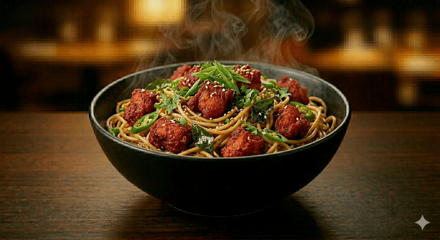 Chicken 65 Noodles