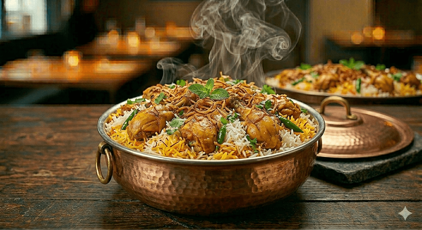 Hyderabadi Chicken Dum Biryani (Family Pack)